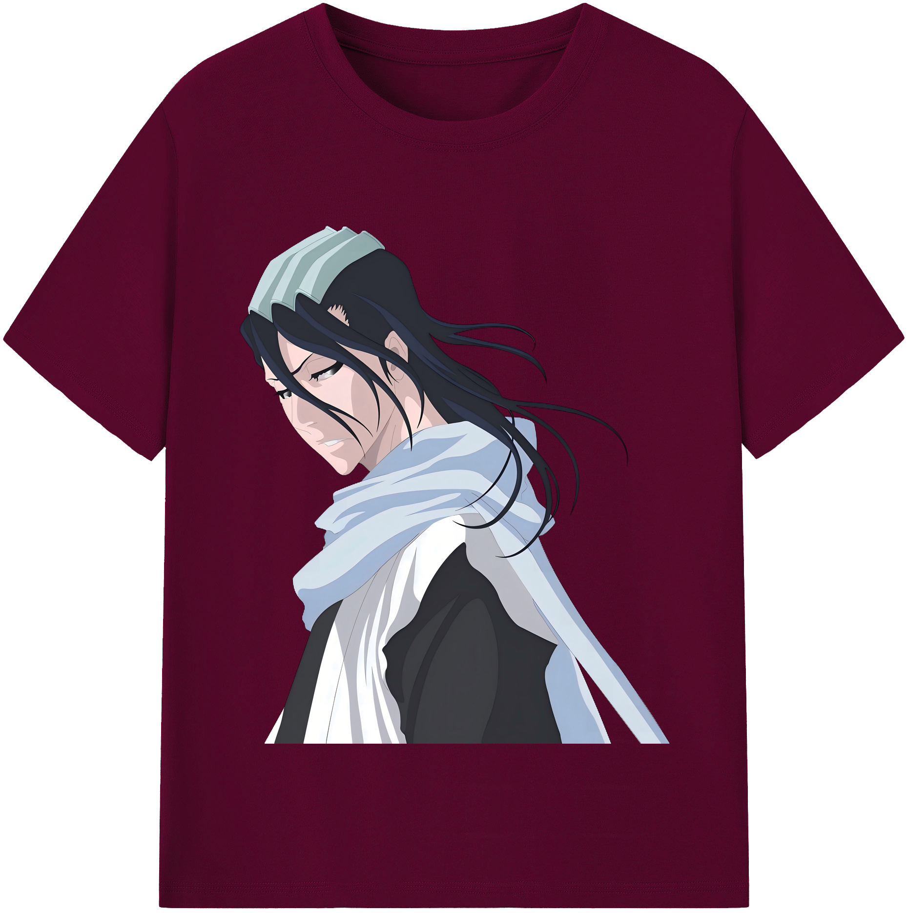 （画像用） ブリーチ くちき びゃくや BLEACH Kuchiki Byakuya レディースカジュアルプリントTシャツ（綿100％）